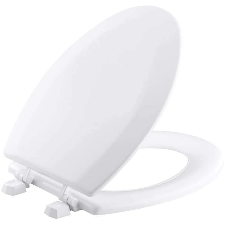 K4712T47,0,96 Kohler Triko Elongated Toilet Seat with Plastic Hinges & Reviews Wayfair